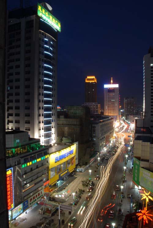 一等獎作品:宿州路夜景